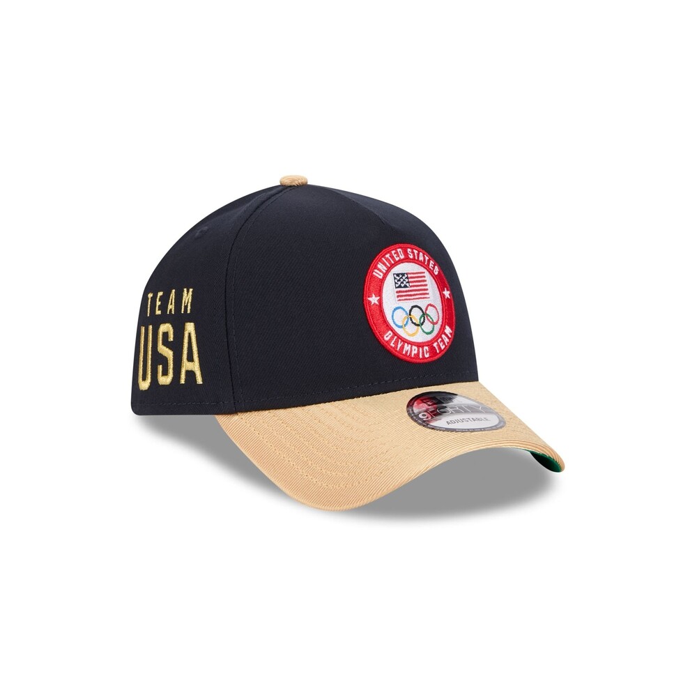 New Era Team USA Olympics 9FORTY A-Frame Snapback Hat - One Size